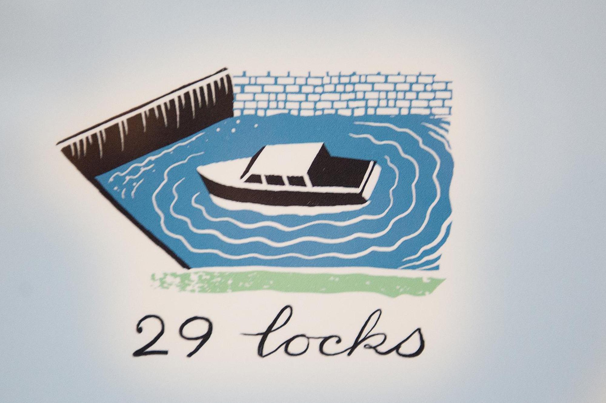 Lock Chambers, Caledonian Canal Centre Fort Augustus Rom bilde